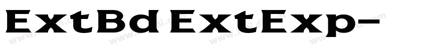 ExtBd ExtExp字体转换